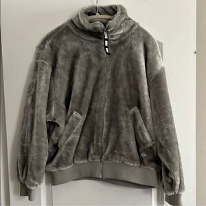 UGG Gray Laken Sherpa Jacket